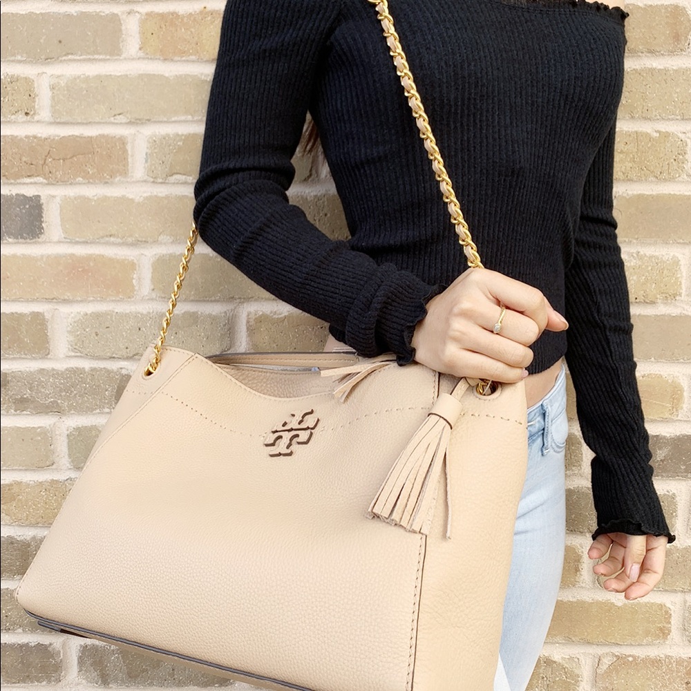 Tory Burch McGraw slouchy tote - Picture 4 of 6